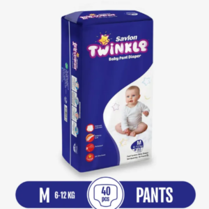 Savlon Twinkle Baby Pant Diaper Medium 40 pcs
